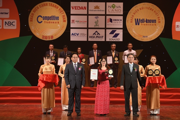 Công ty Vedan Việt Nam được trao chứng nhận ‘Nhãn hiệu nổi tiếng Việt Nam 2019’