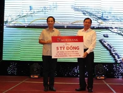 Agribank ủng hộ các hoạt động an sinh xã hội tại tỉnh Quảng Trị