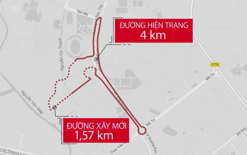 Hà Nội khởi công đường đua xe công thức 1